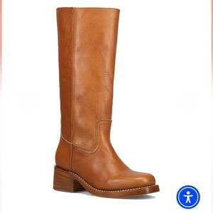 Frye Women's Brown Leather Heeled Boots